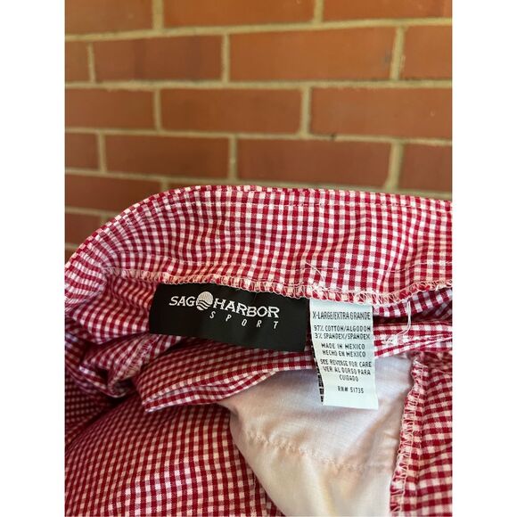 Y2K Plus Size Shorts Skort Red Plaid - Picture 4 of 4